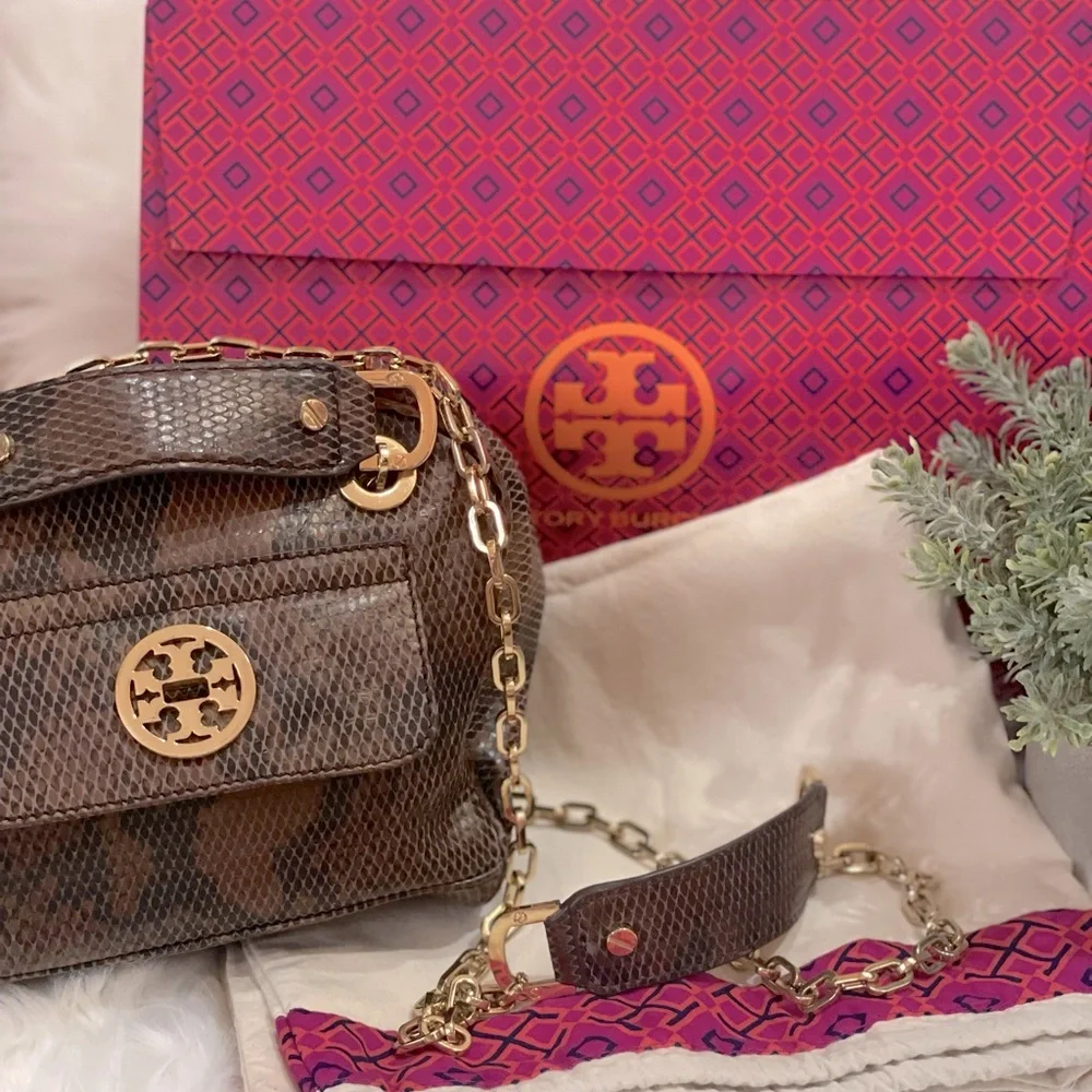 Tory Burch Python 🐍 Print Convertible Purse